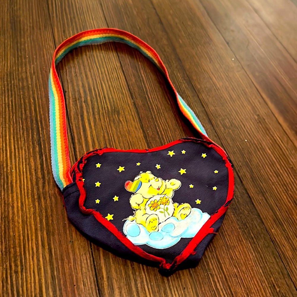 Vintage Care Bears Rainbow Coin Purse